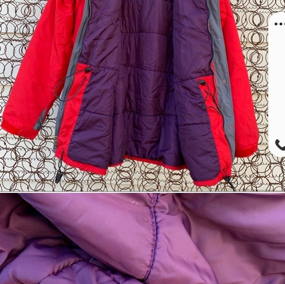 Vintage 1990's Patagonia red puffer parka jacket. - Picture 6 of 10